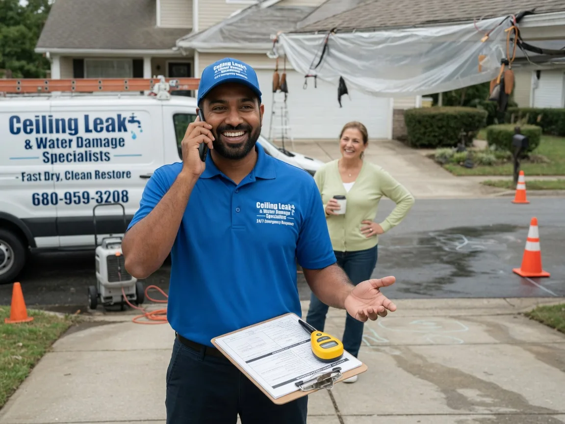 Ceiling Leak Cleanup Rossville, KS FAQs